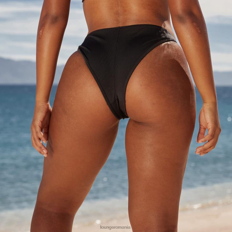 Lounge costume de baie femei slip bikini semnătură H84P1017 negru