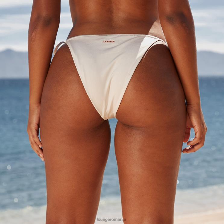 Lounge costume de baie femei slip de bikini bronzat de lux H84P1020 cremă