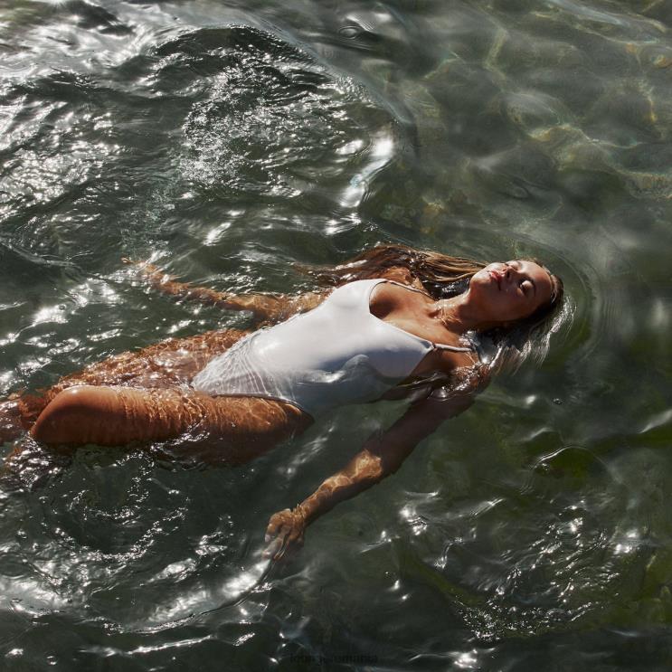 Lounge costume de baie femei costum de baie dintr-o singură piesă H84P1028 cremă