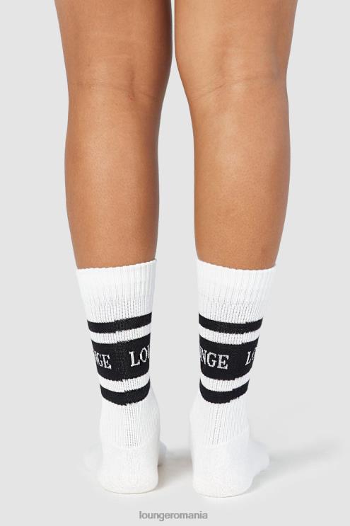 Lounge îmbrăcăminte femei șosete esențiale (pachet de două) H84P932 negru