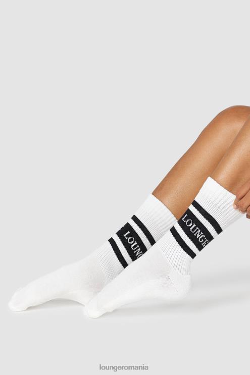 Lounge îmbrăcăminte femei șosete esențiale (pachet de două) H84P932 negru