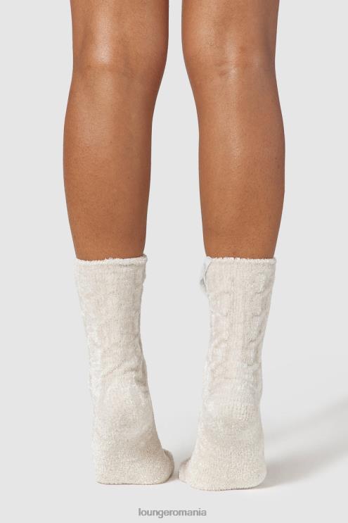 Lounge îmbrăcăminte femei șosete tricotate din chenilă H84P950 perla