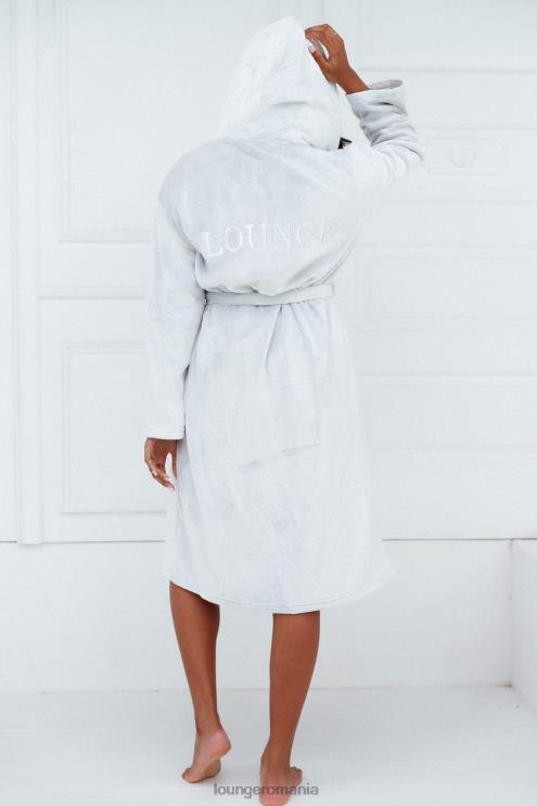 Lounge îmbrăcăminte femei halat de lux atât de moale H84P948 gri