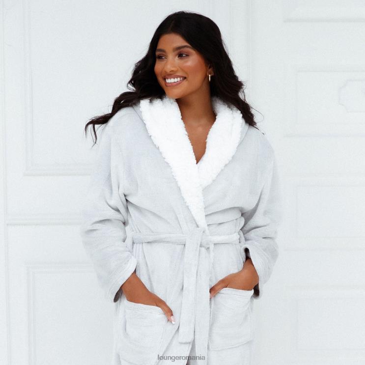 Lounge îmbrăcăminte femei halat de lux atât de moale H84P948 gri