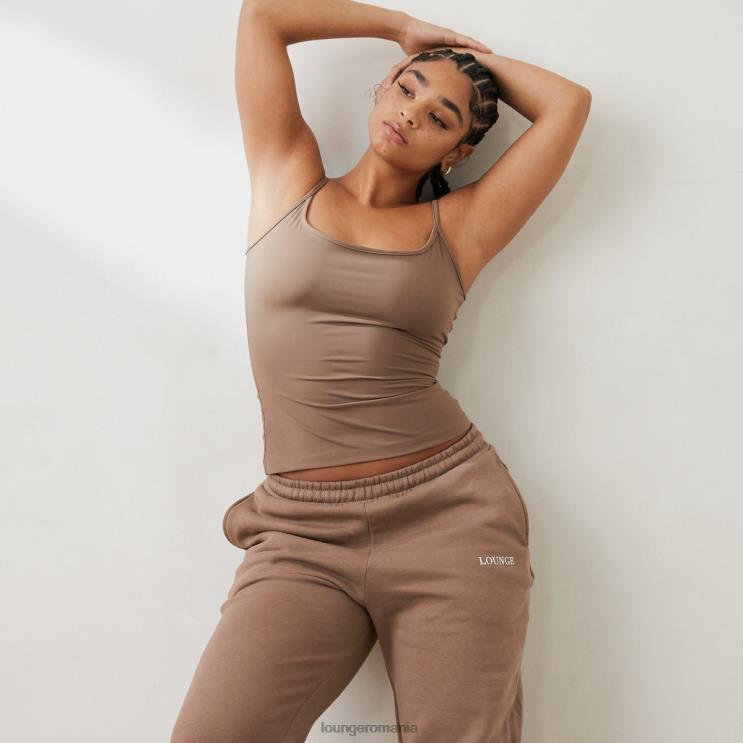 Lounge îmbrăcăminte femei cami top esential H84P820 cafea