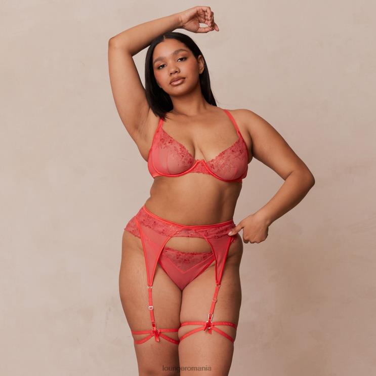 Lounge lenjerie femei set de intimi vixen H84P327 cireașă