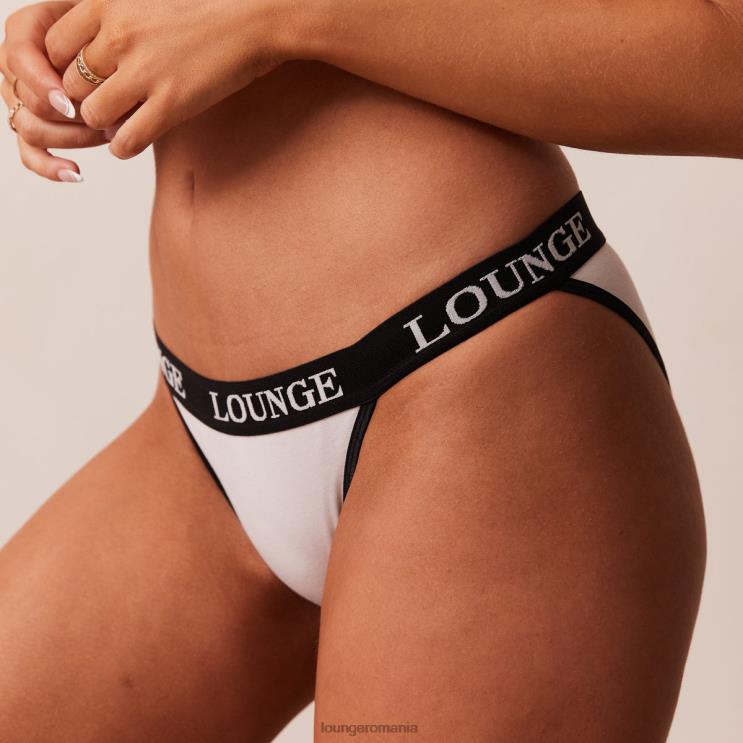 Lounge lenjerie femei slip triunghi din bambus H84P423 alb