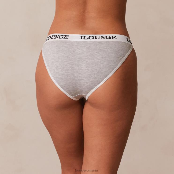 Lounge lenjerie femei slip triunghi din bambus H84P426 gri
