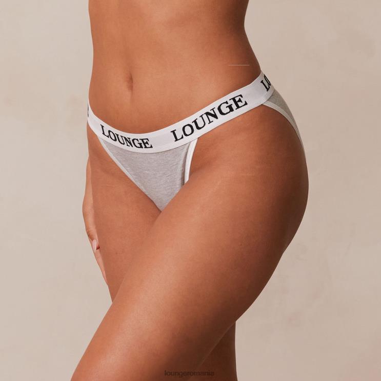 Lounge lenjerie femei slip triunghi din bambus H84P426 gri