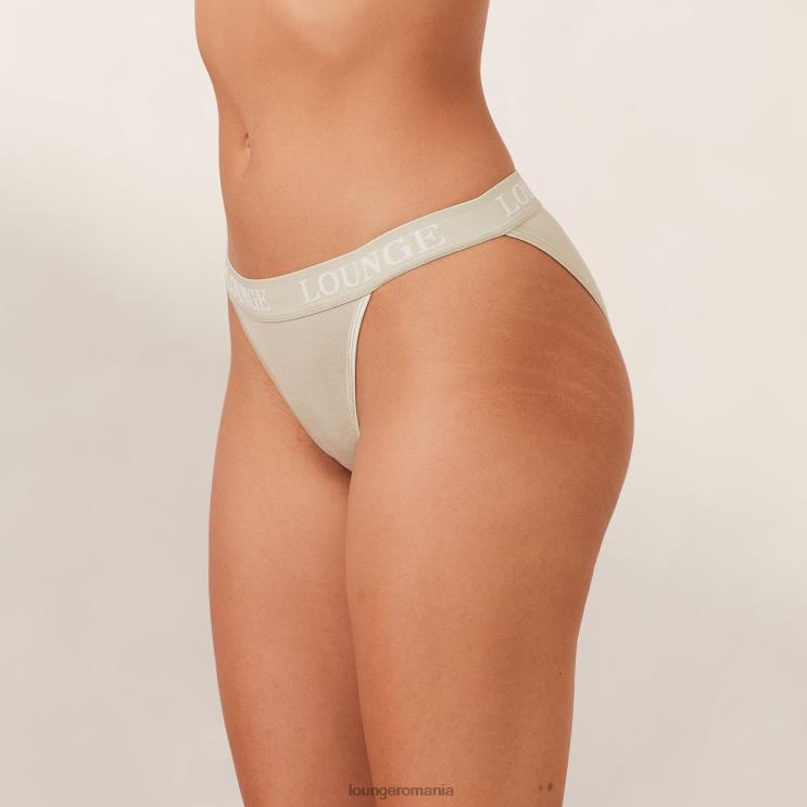 Lounge lenjerie femei slip triunghi din bambus H84P427 măsline