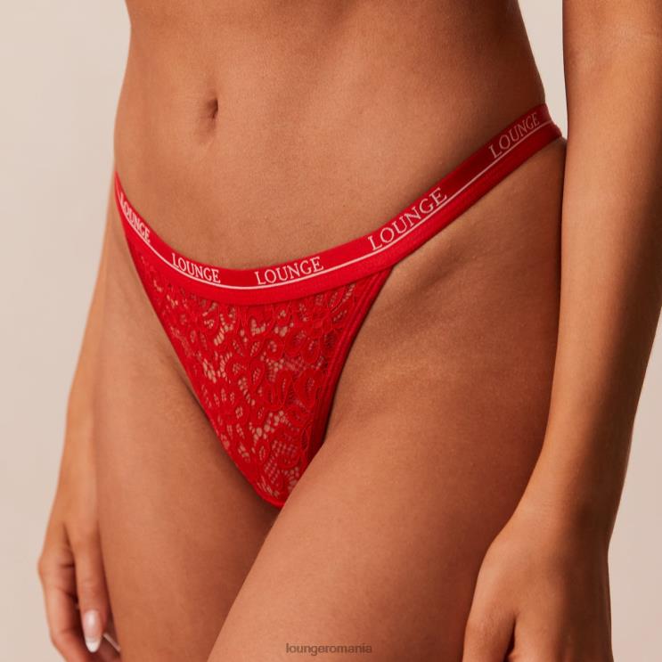 Lounge lenjerie femei tanga de balcon H84P473 roșu