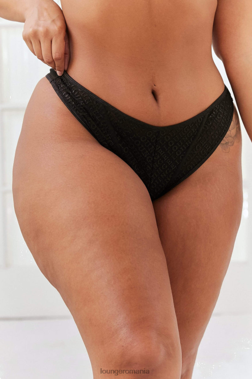 Lounge lenjerie femei tanga icoană H84P705 negru