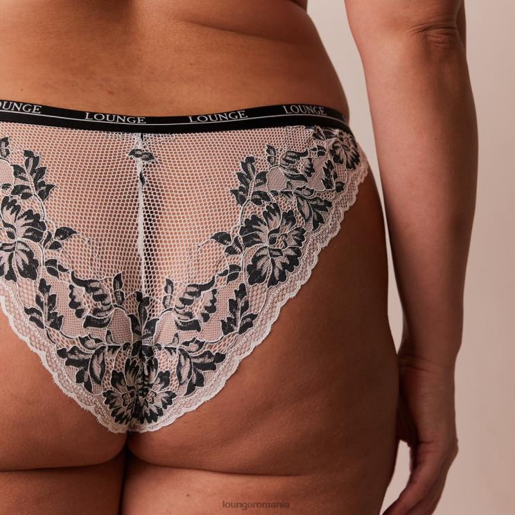 Lounge lenjerie femei Set sutien și slip de lux cu balcon H84P4 negru