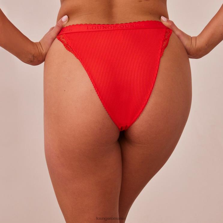 Lounge lenjerie femei slip cu coaste H84P585 roșu